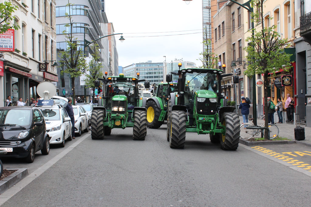 Archivbild 2015: Milchbauerndemo in Brüssel