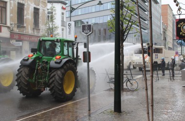 Milchbauerndemo in Brüssel (7.9.)