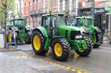 Milchbauerndemo in Brüssel (7.9.)