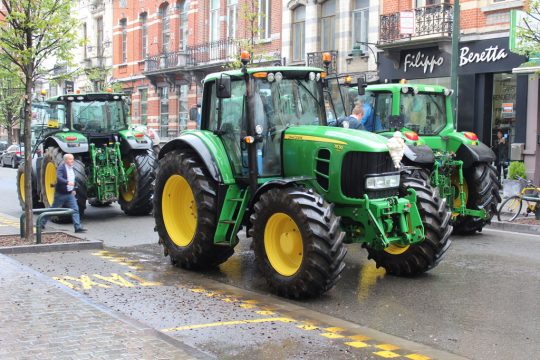 Milchbauerndemo in Brüssel (7.9.)
