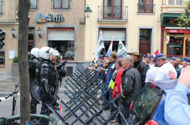 Milchbauerndemo in Brüssel (7.9.)