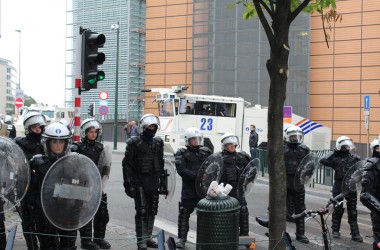 Milchbauerndemo in Brüssel (7.9.)