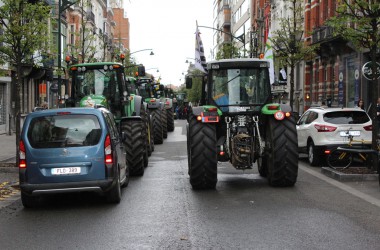 Milchbauerndemo in Brüssel (7.9.)