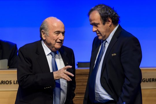 FIFA-Chef Joseph Blatter und UEFA-Präsident Michel Platini (Archivbild von Juni 2014)