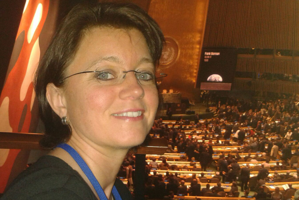 Christine Dahm-Mathonet bei UN-Vollversammlung