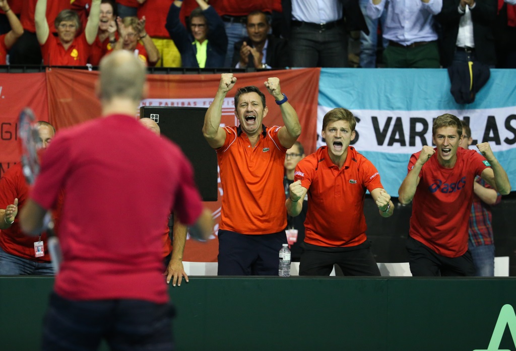 Steve Darcis macht den entscheidenden Punkt - Belgien steht im Davis-Cup-Finale