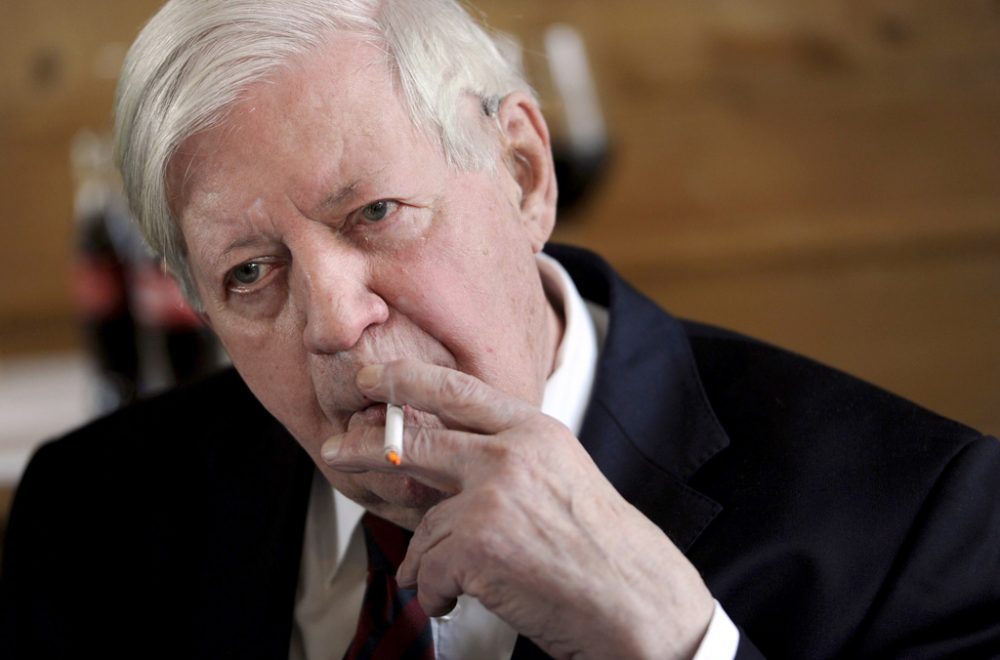 Altkanzler Helmut Schmidt