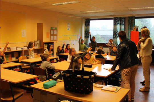 Erster Schultag in der "Gemeinsamen Grundschule Bütgenbach"