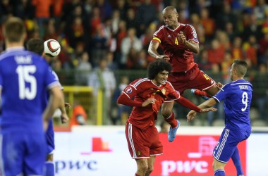 Belgien vs. Bosnien-Herzegowina: Marouane Fellaini und Vincent Kompany