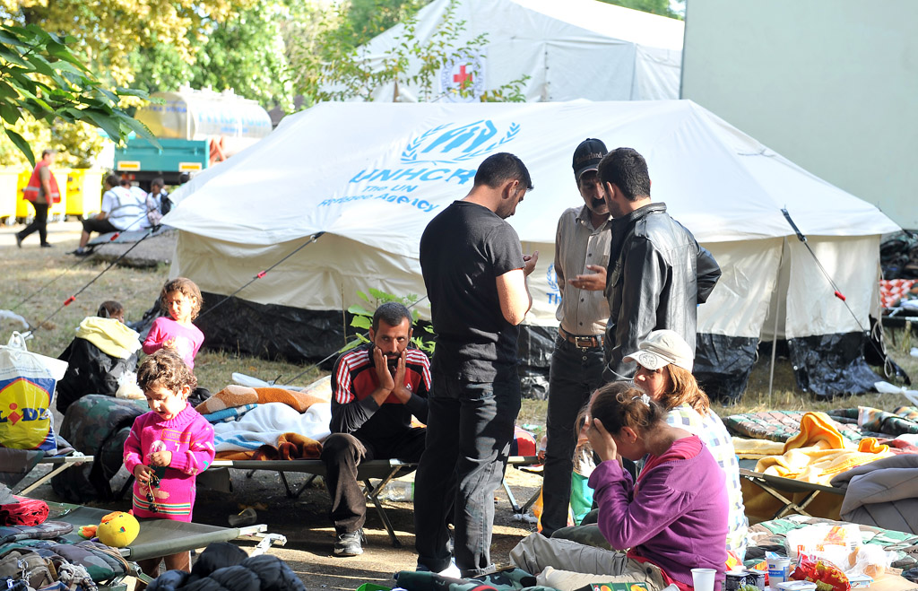 Flüchtlingscamp im Nordosten Kroatiens (19.9.)