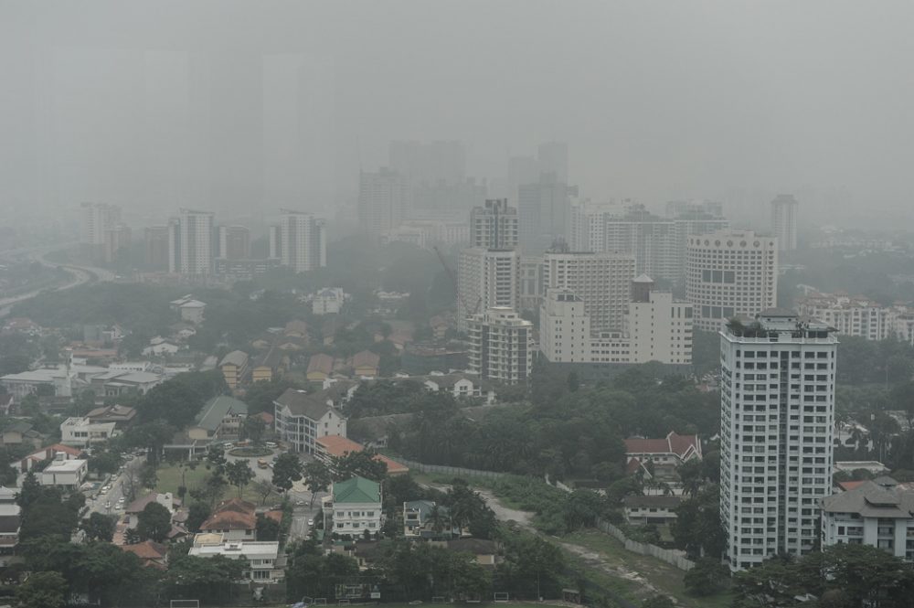 Kuala Lumpur erstickt im Rauch