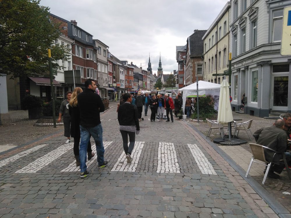 Autofreie Innenstadt in Eupen 2015