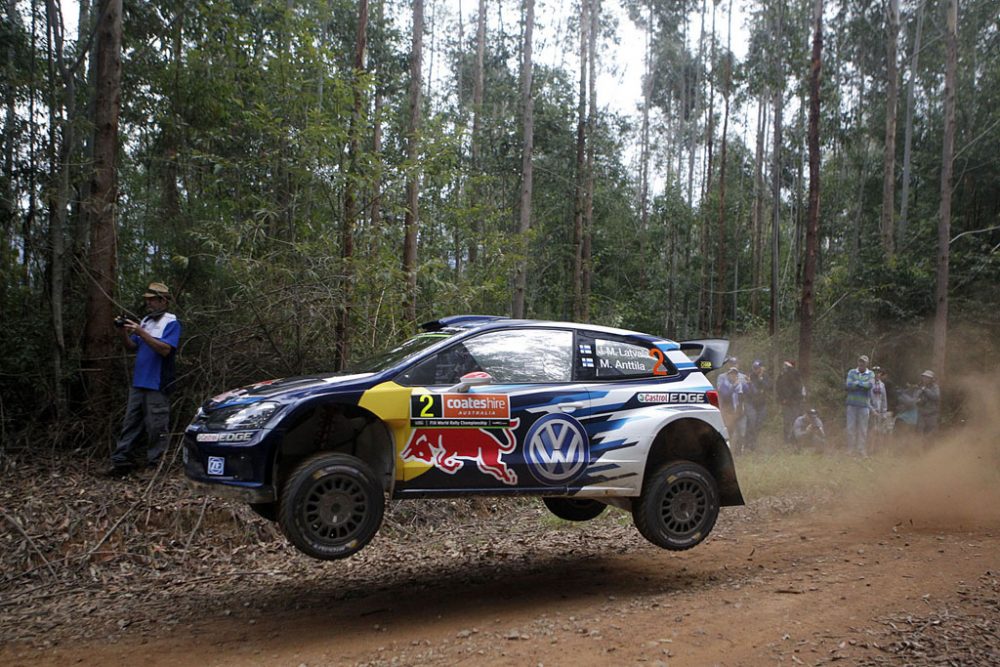 Rally Australien: Jari-Matti Latvala (VW Polo R WRC) geht in Führung