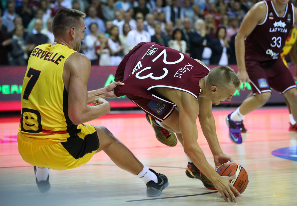Basketball-EM: Belgien startet mit Niederlage gegen Lettland
