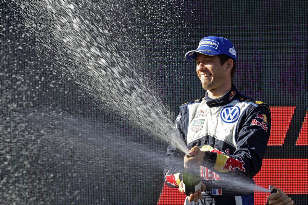 Sébastien Ogier feiert seinen dritten WM-Titel