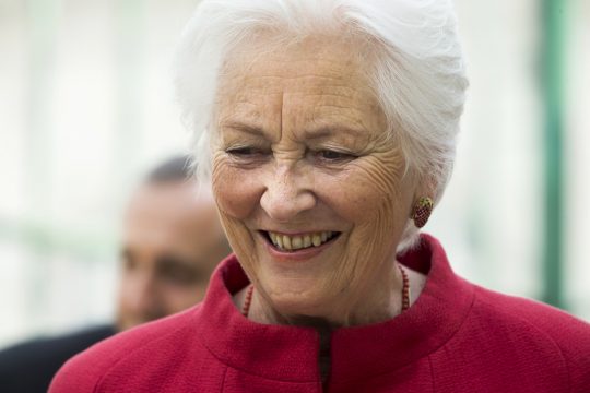 Königin Paola bei der Verleihung des Königin-Paola-Preises für Primarschulen (27. Mai)