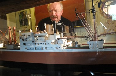 André Paquet in seinem Atelier in Ligneuville