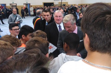 König Philippe besucht Eupen