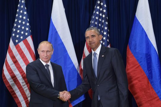 Putin und Obama: Handshake nach mehr als zwei Jahren