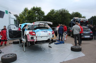 Shakedown zur East Belgian Rallye in Rocherath