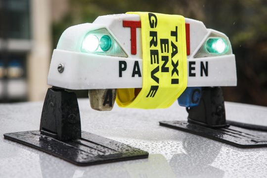 Taxi-Streik in Brüssel