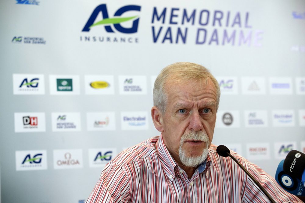 Wilfried Meert, der Organisator des Leichtathletik Meetings Memorial Van Damme am 10.9.