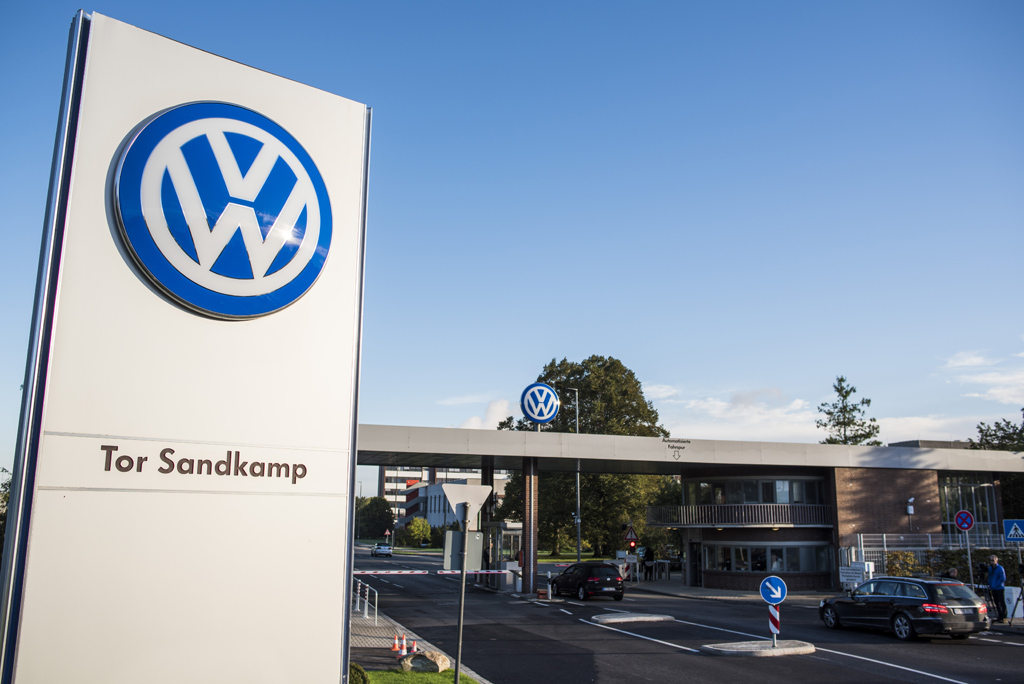 Hauptsitz von VW in Wolfsburg (23.9.)