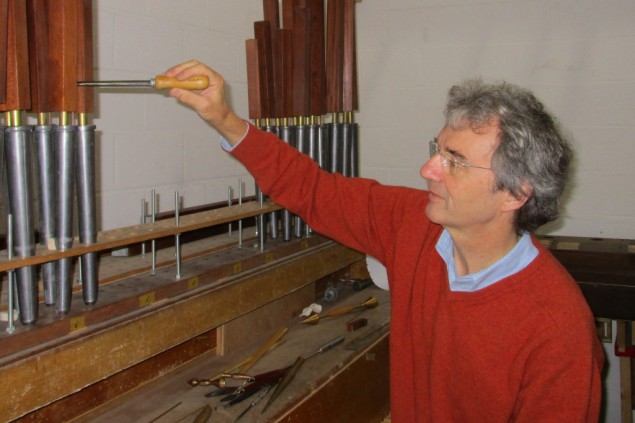 Orgelbauer Guido Schumacher