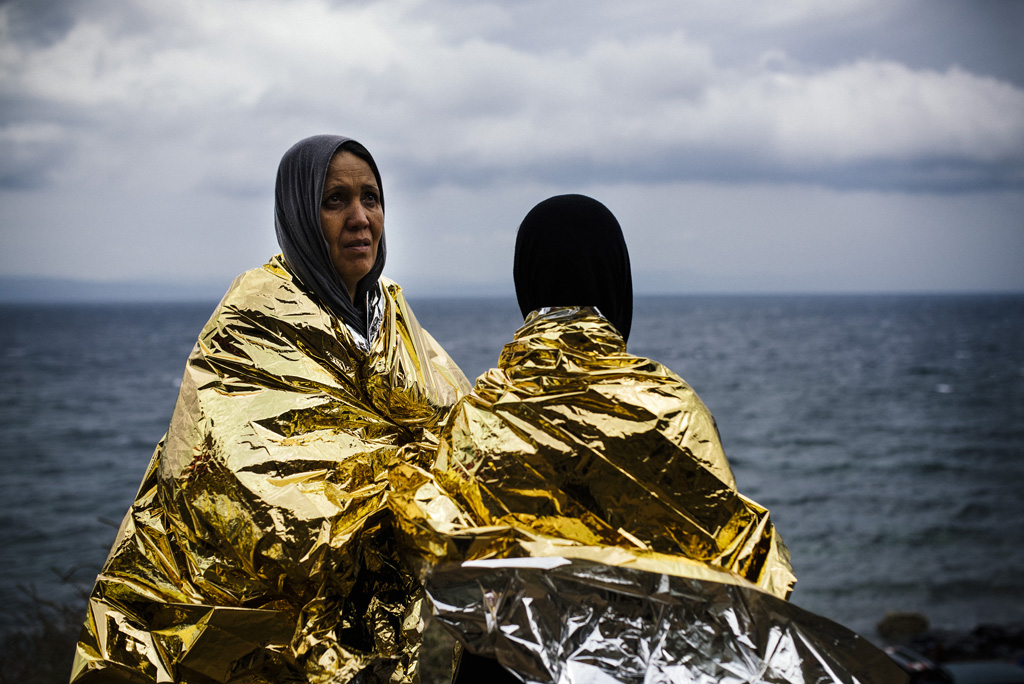 Flüchtlinge auf der griechischen Insel Lesbos (11.10.)