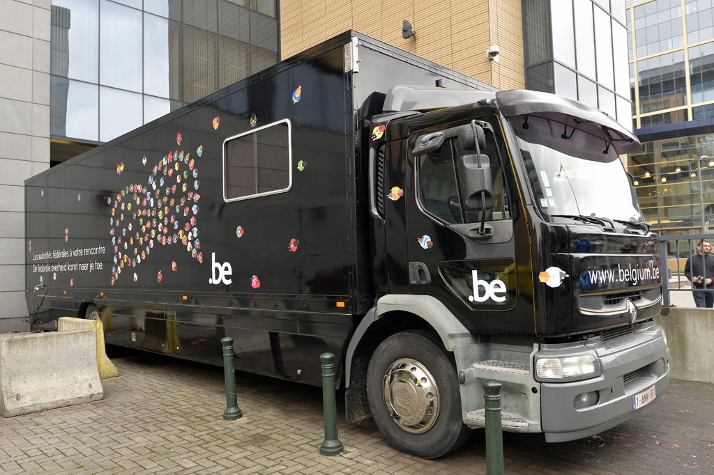 Organspende-Kampagne: Der "Beldonor"-Truck wird in Belgien unterwegs sein