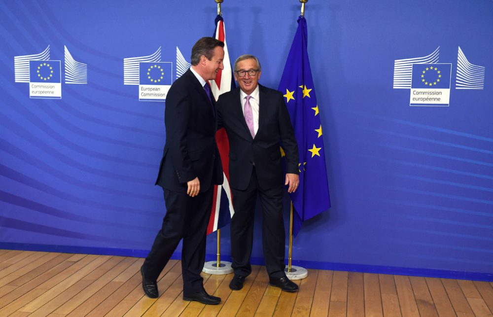 David Cameron und Jean-Claude Juncker am Donnerstag in Brüssel