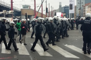 Polizei muss bei Demo gegen Regierung in Brüssel ausrücken