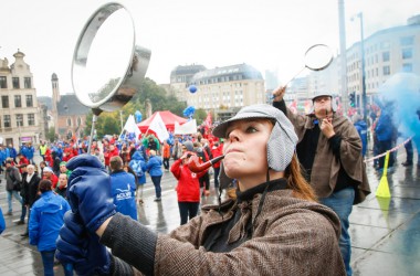 Ausschreitungen bei Demo gegen Regierung in Brüssel
