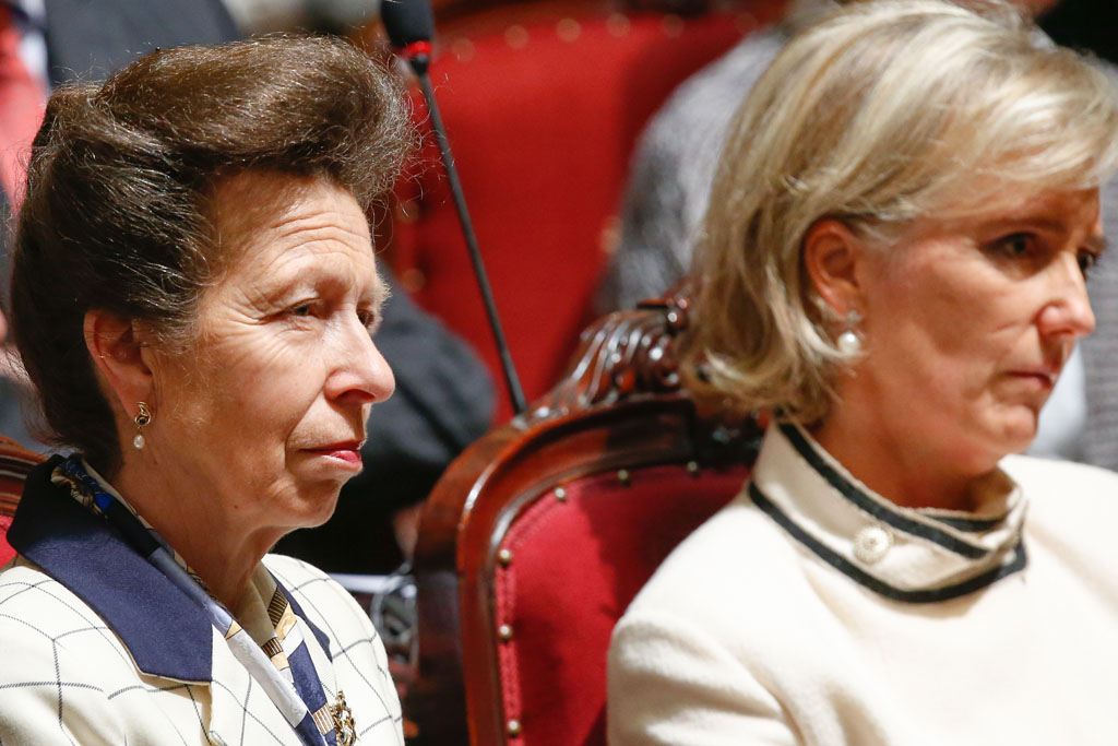 Prinzessin Anne aus Großbritannien und Prinzessin Astrid bei Gedenkveranstaltung im Senat