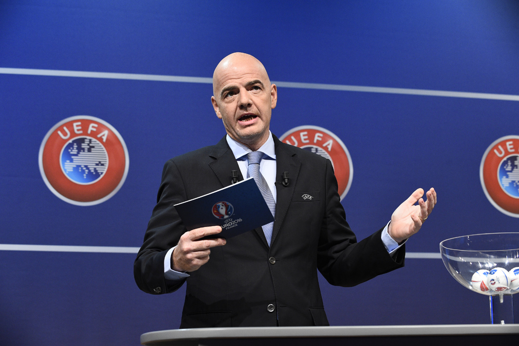 UEFA-Generalsekretär Gianni Infantino (Bild vom 18.10.)