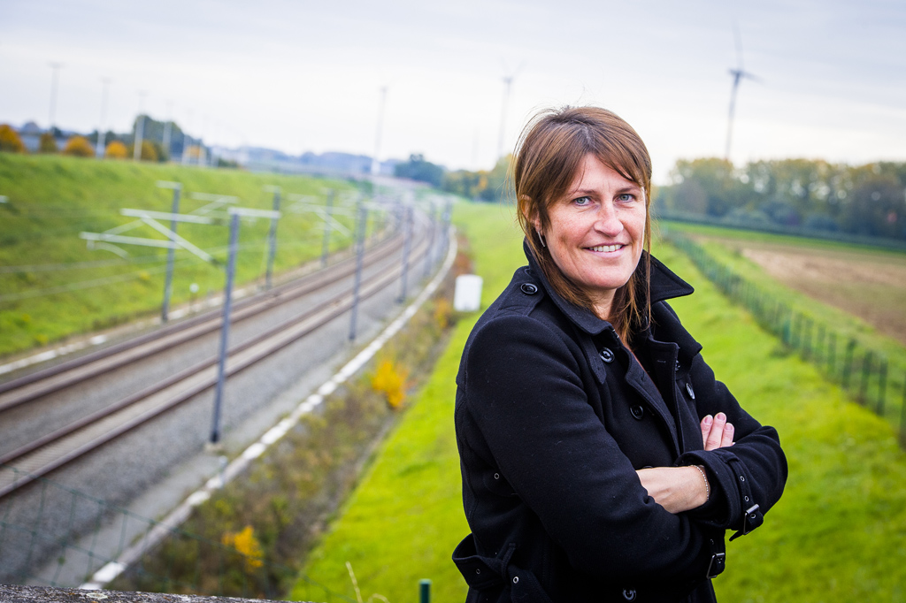 Mobilitätsministerin Jacqueline Galant (MR)am 24.10.