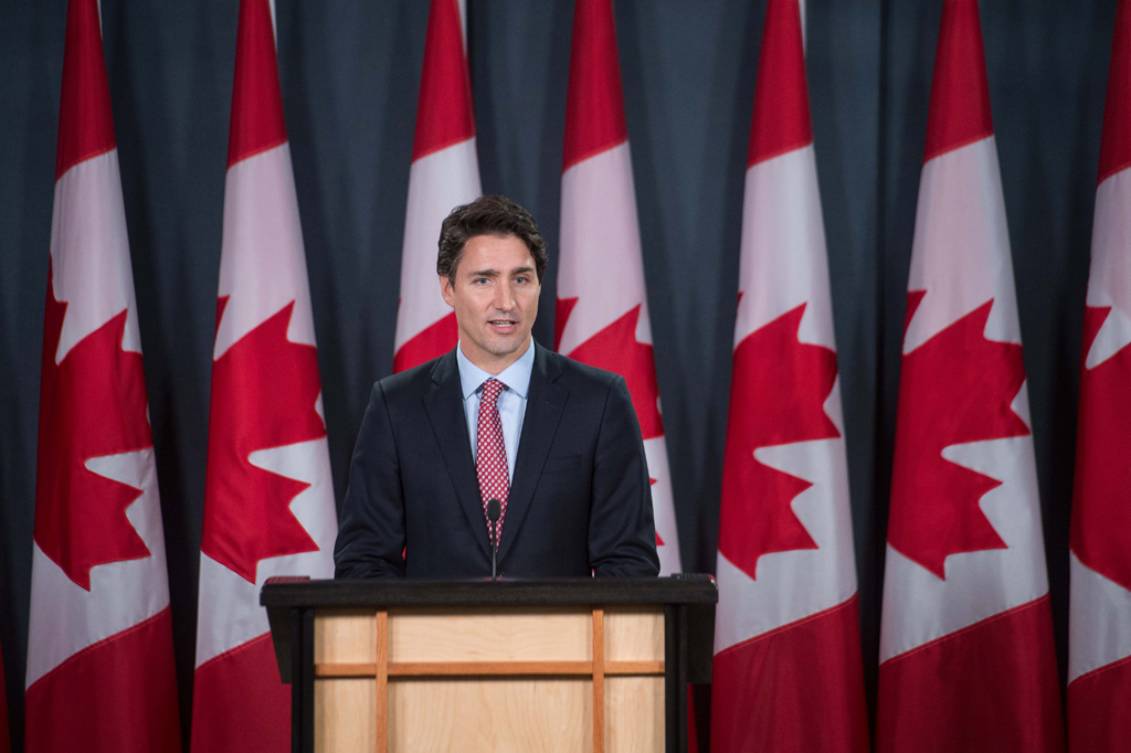 Kanadas Ministerpräsident Justin Trudeau (Bild: Nicholas Kamm/AFP)