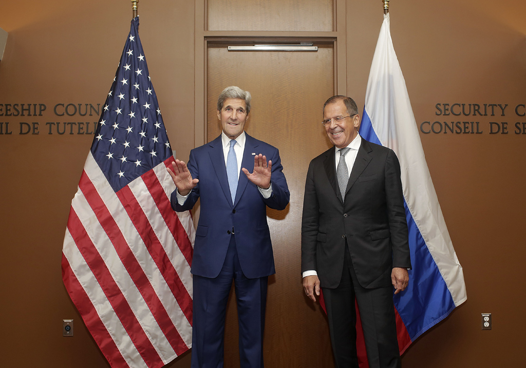 US-Außenminister John Kerry und sein russischer Kollege Sergej Lawrow