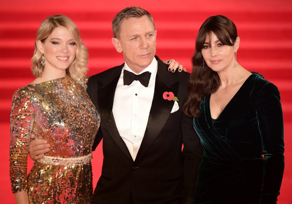 Premiere von "Spectre" in London: Léa Seydoux, Daniel Craig und Monica Bellucci