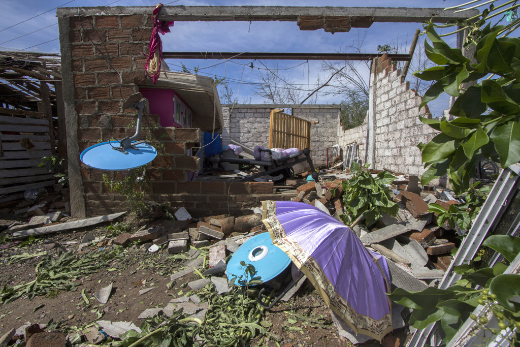 Hurrikan "Patricia" hat in Mexiko mindestens 3.500 Häuser verwüstet