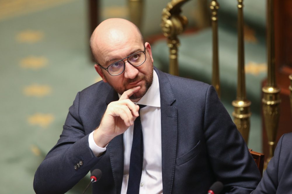 Premierminister Charles Michel in der Kammer