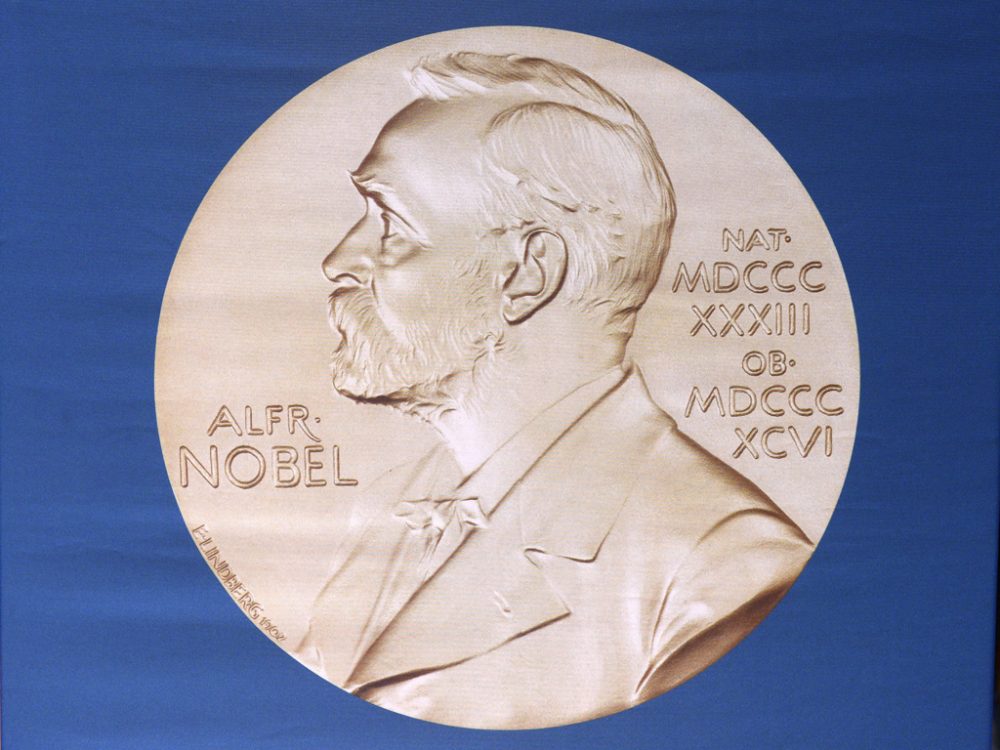 Nobelpreis-Medaille mit dem Porträt von Alfred Nobel (Bild: Jonathan Nackstrand/AFP)