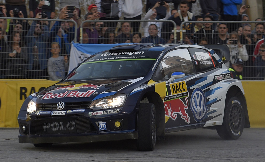 Sebastien Ogier bei der Rallye Cataluna (22.10.)