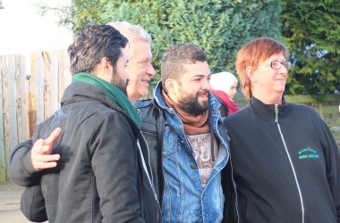 Letzte Flüchtlinge verlassen Campingplatz Oos Heem in Deidenbe