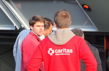 Letzte Flüchtlinge verlassen Campingplatz Oos Heem in Deidenbe