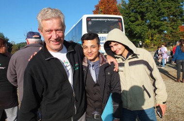 Letzte Flüchtlinge verlassen Campingplatz Oos Heem in Deidenbe