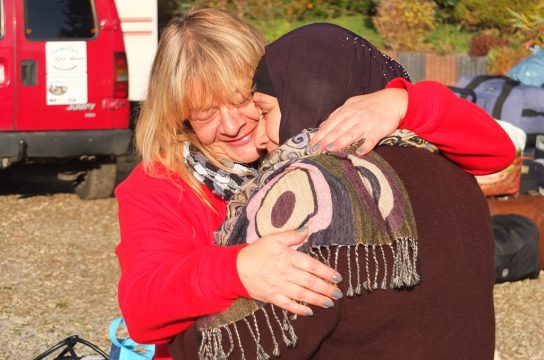 Abschied: Letzte Flüchtlinge verlassen Campingplatz Oos Heem in Deidenberg