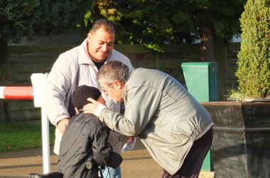 Letzte Flüchtlinge verlassen Campingplatz Oos Heem in Deidenbe