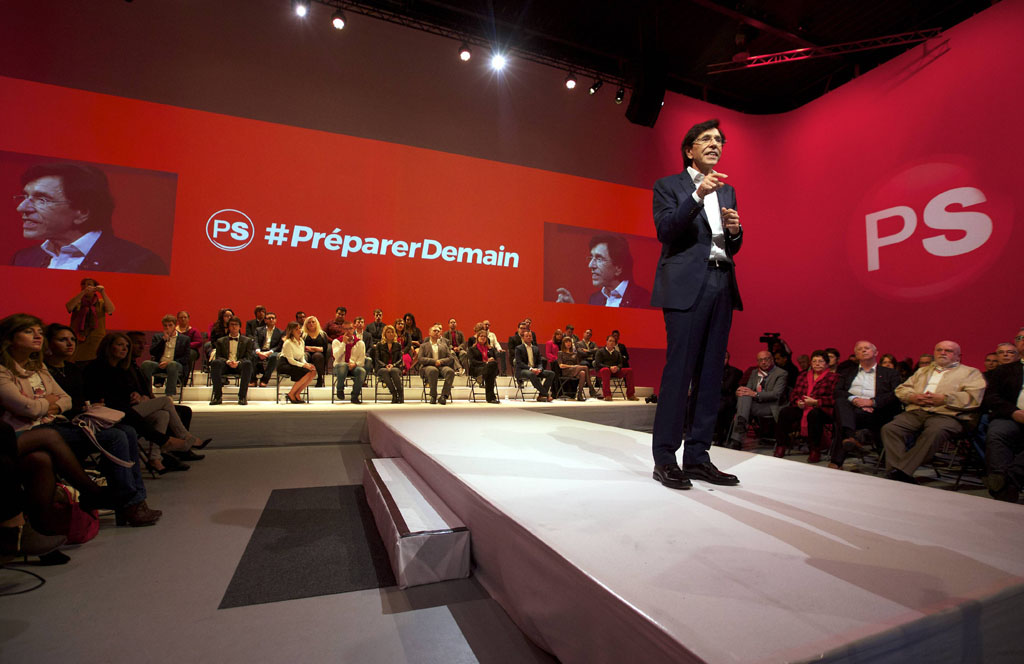 Elio Di Rupo beim Parteitag der PS am Sonntag in Brüssel