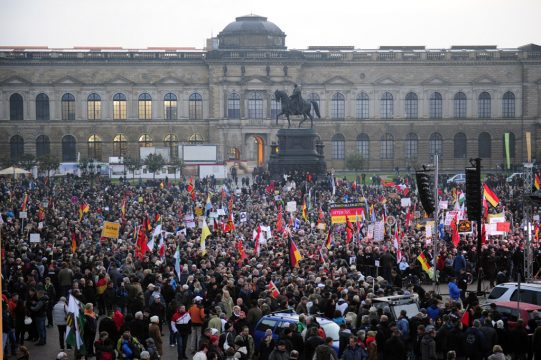 Pegida-Demonstration am 19.10. in Dresden
